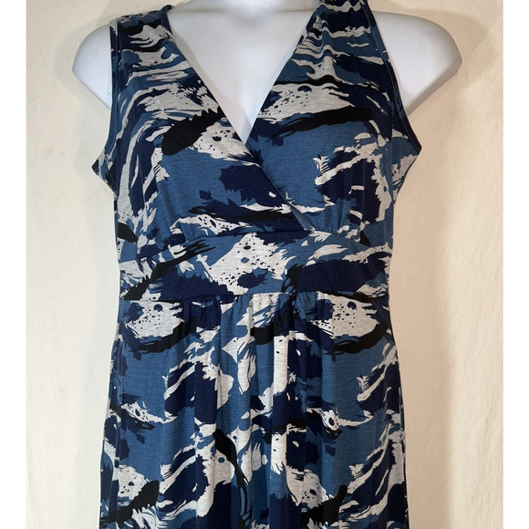 WOOSEA Women Sleeveless Deep V Neck Loose Long Maxi Dress XXL Flowers - Picture 4 of 10